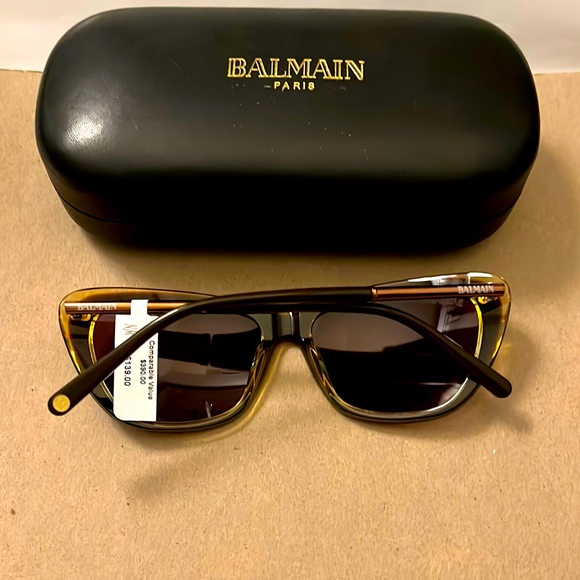 Balmain Paris sunglasses bronze-brown color New - Picture 2 of 10